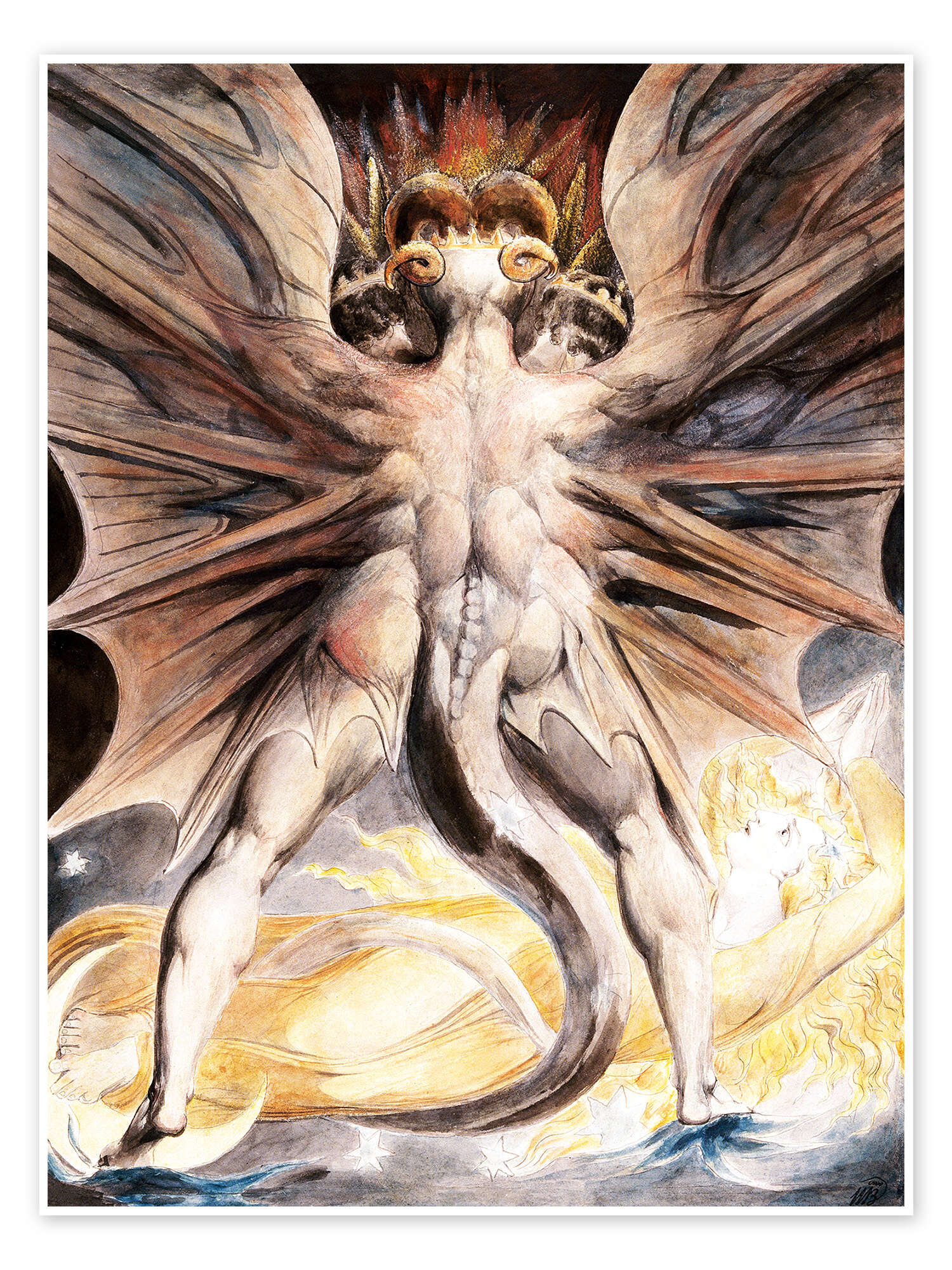 William Blake, série du Grand Dragon rouge
